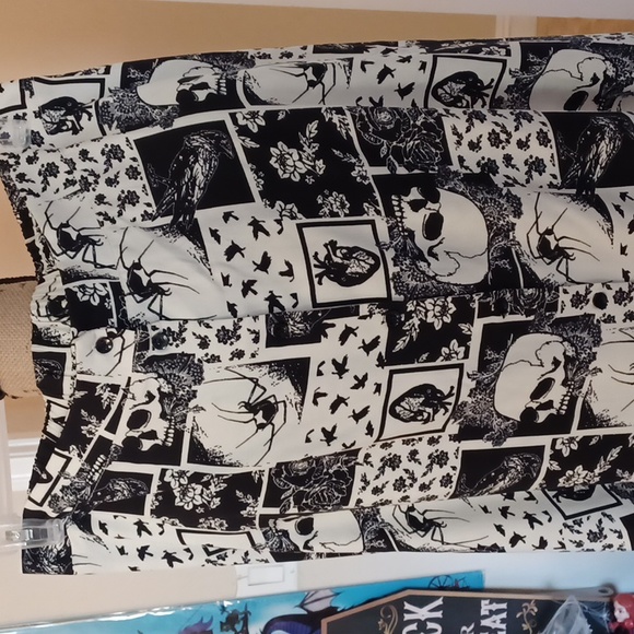 Midnight hour Skirts Nwt Hot Topic 2 Patchwork Poetivory Maxi Skirt Button Down Elastic In